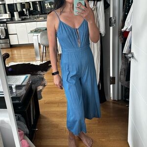 Chambray jumpsuit